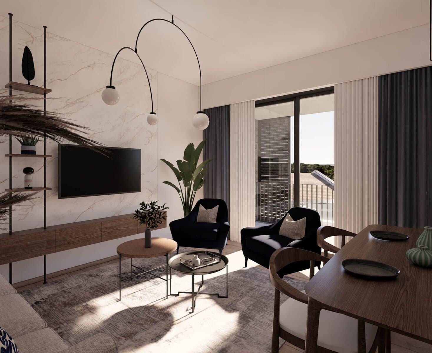 One-bedroom Apartments in a New Residential Complex with a Swimming Pool (7)