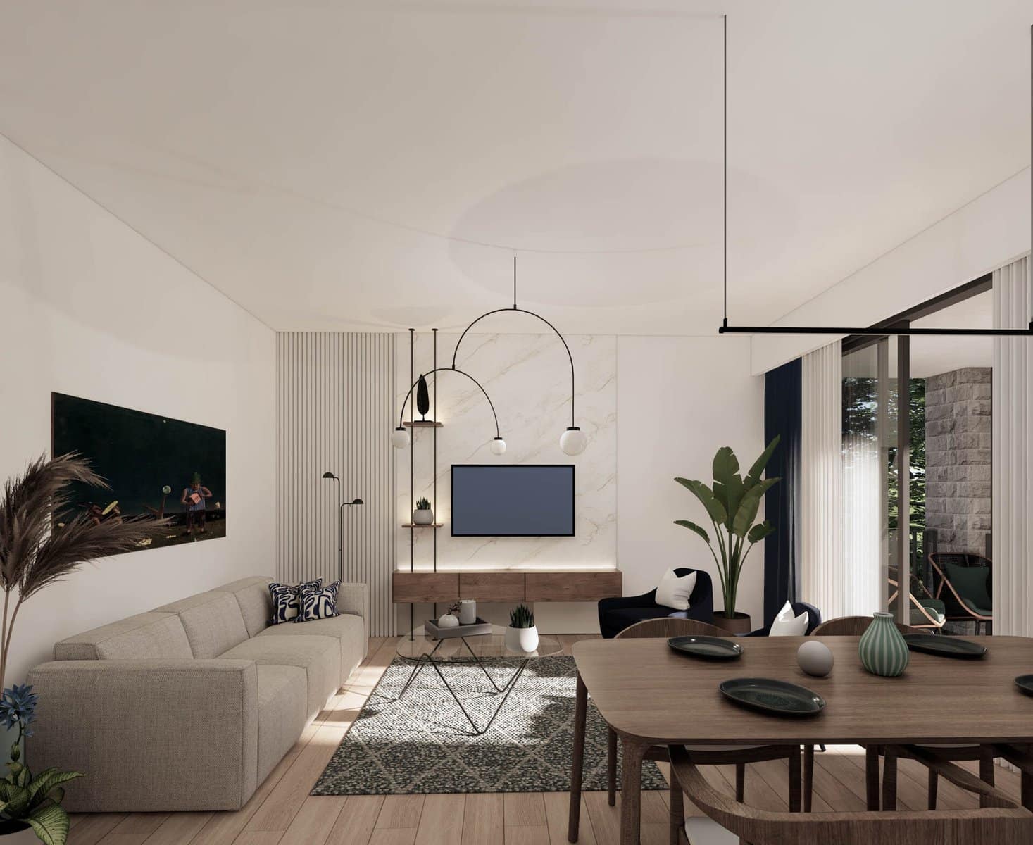 One-bedroom Apartments in a New Residential Complex with a Swimming Pool (9)