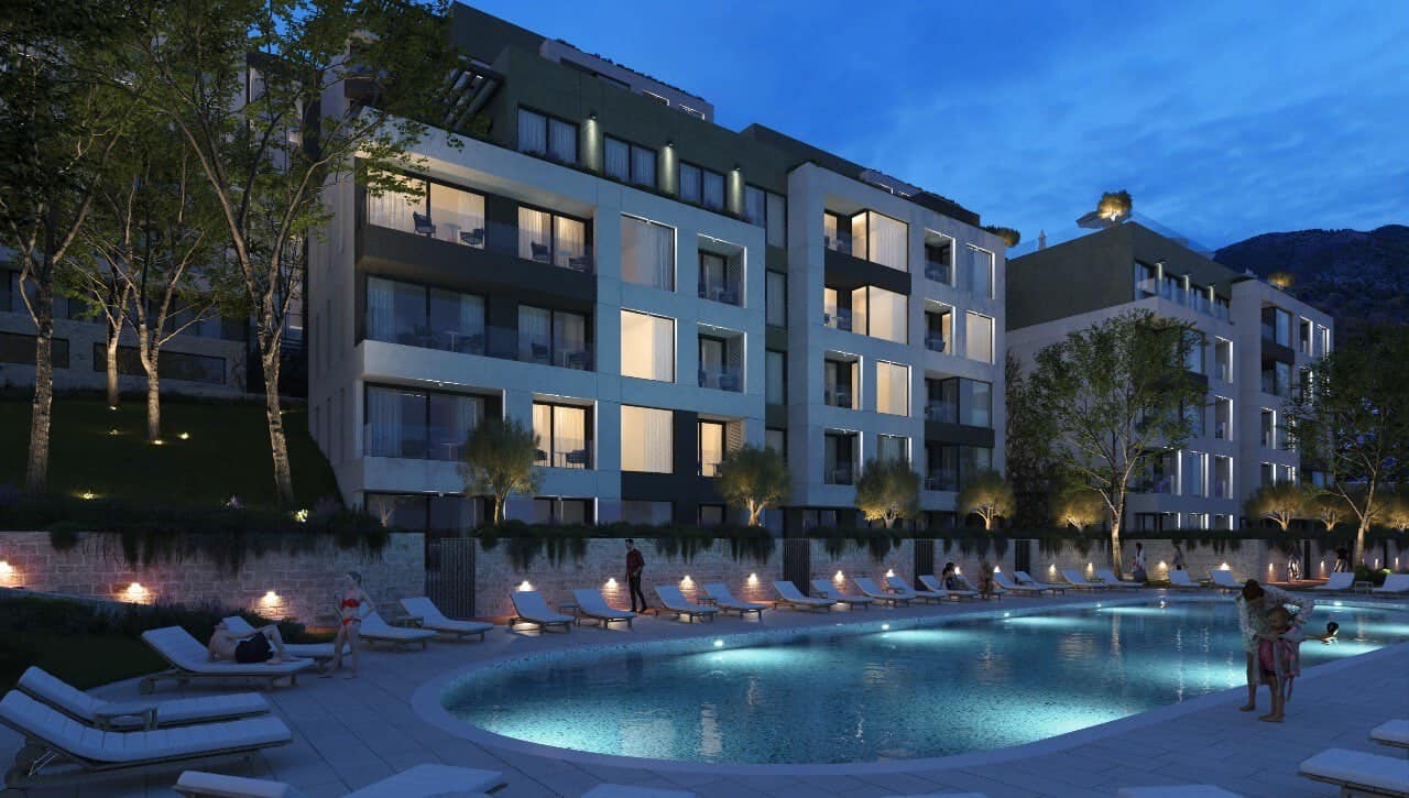 One-bedroom Apartment in brand new mix-used complex in Tivat (11)