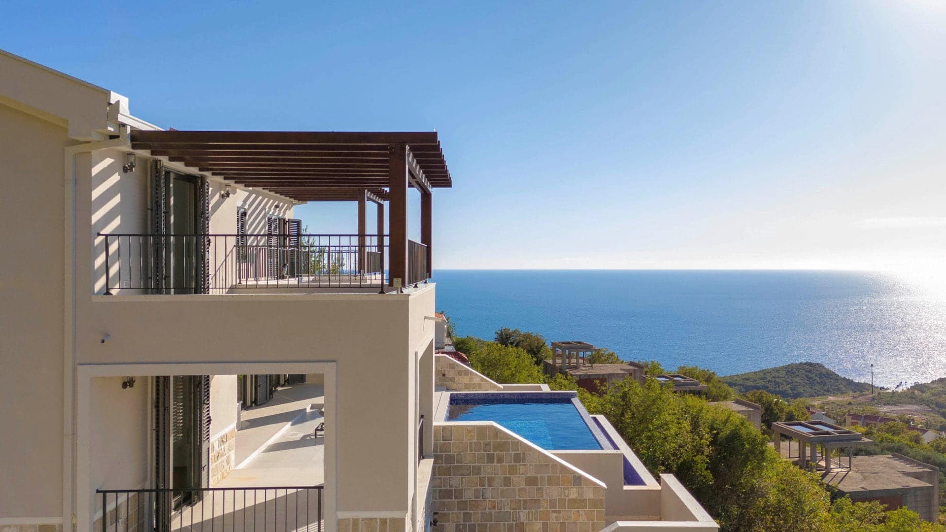 New villa with pool and panoramic sea view, Blizikuce  (26)