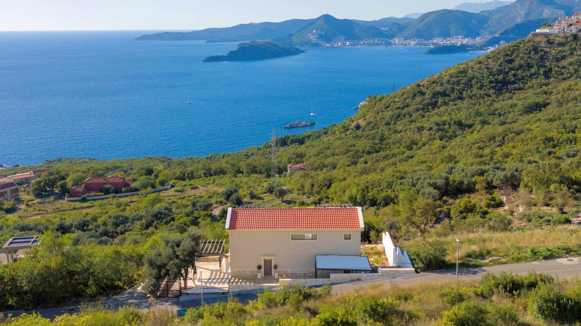 New villa with pool and panoramic sea view, Blizikuce  (31)