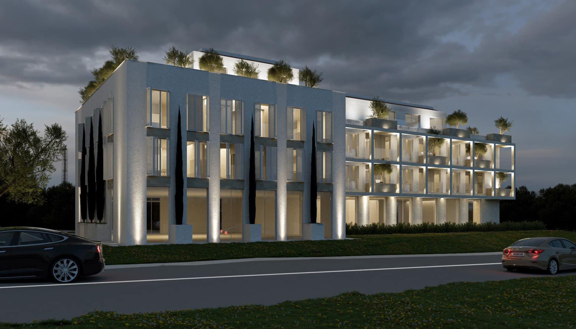 Three-bedroom penthouse apartment within a new residential complex, Tivat (6)