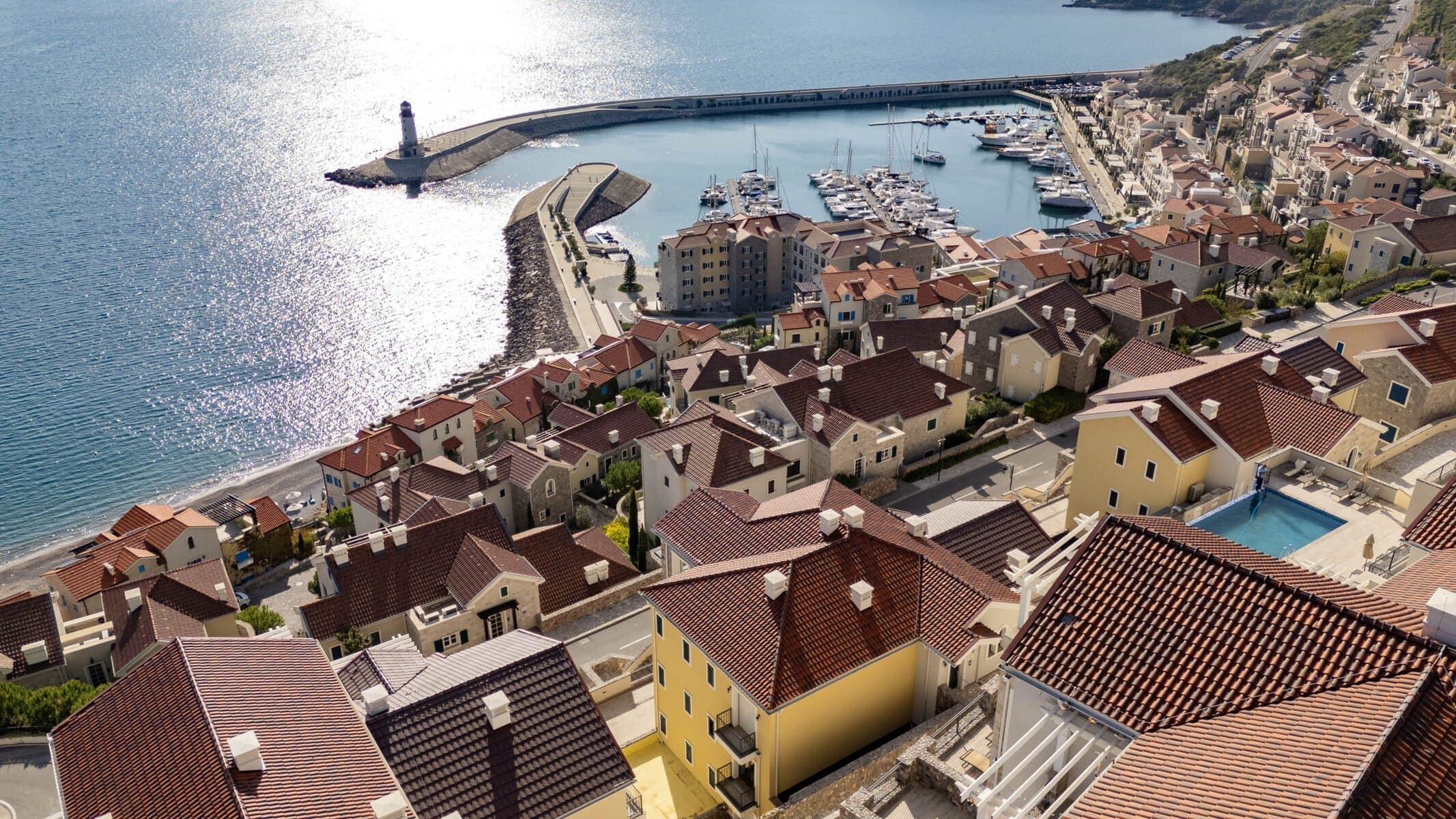 Studio apartment with an open sea view, Lustica Bay (13)