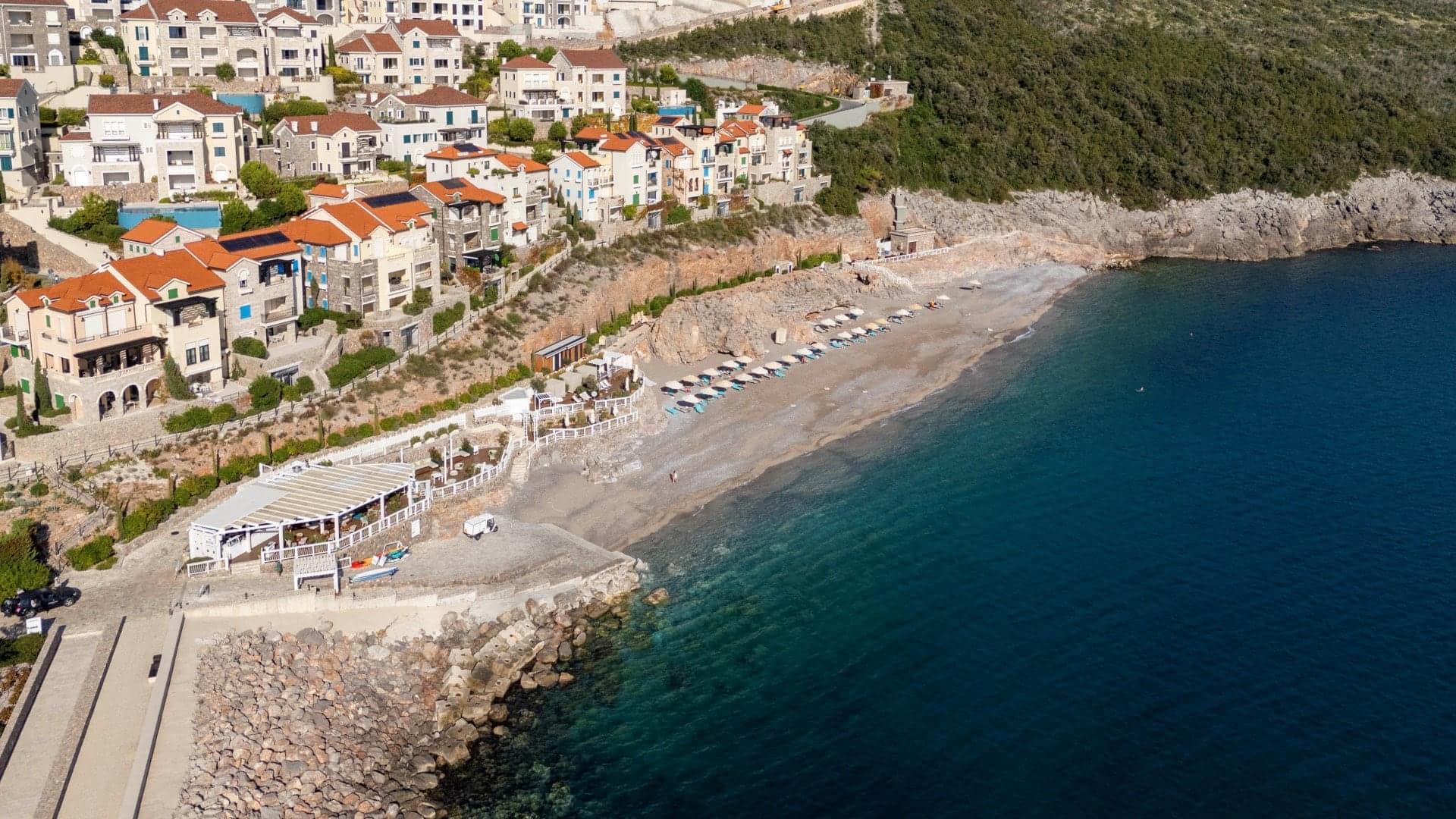 Studio apartment with an open sea view, Lustica Bay (14)