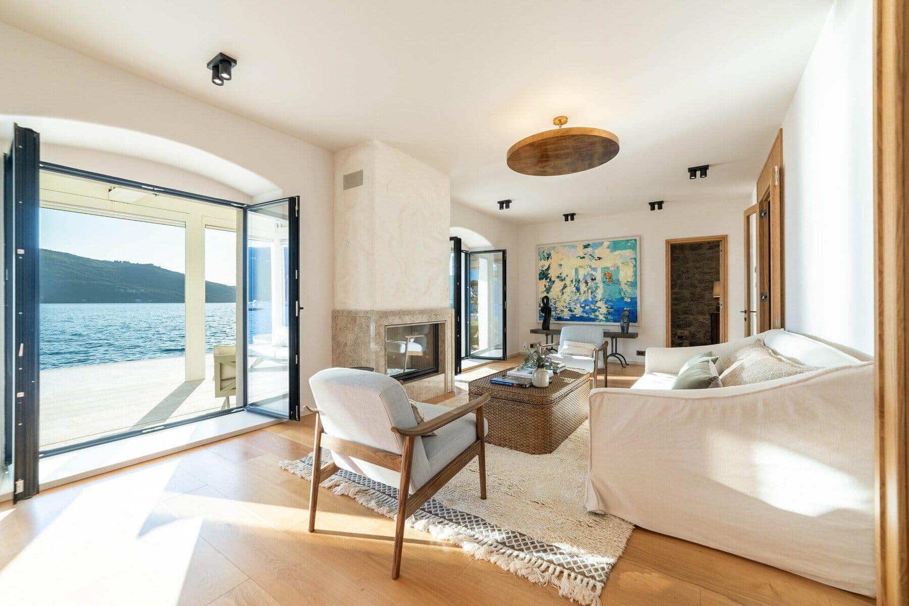 Unique Waterfront Stone House Kumbor (9)