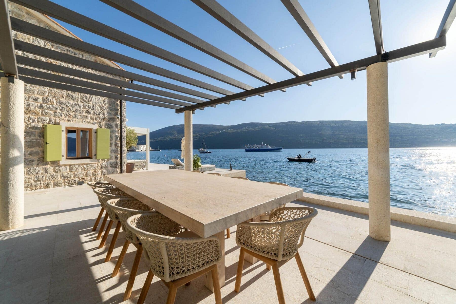 Unique Waterfront Stone House Kumbor (29)