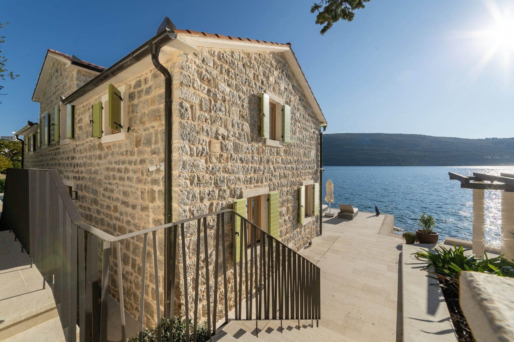 Unique Waterfront Stone House Kumbor (35)