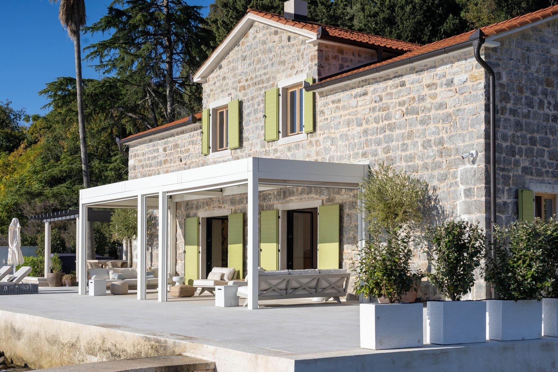 Unique Waterfront Stone House Kumbor (36)