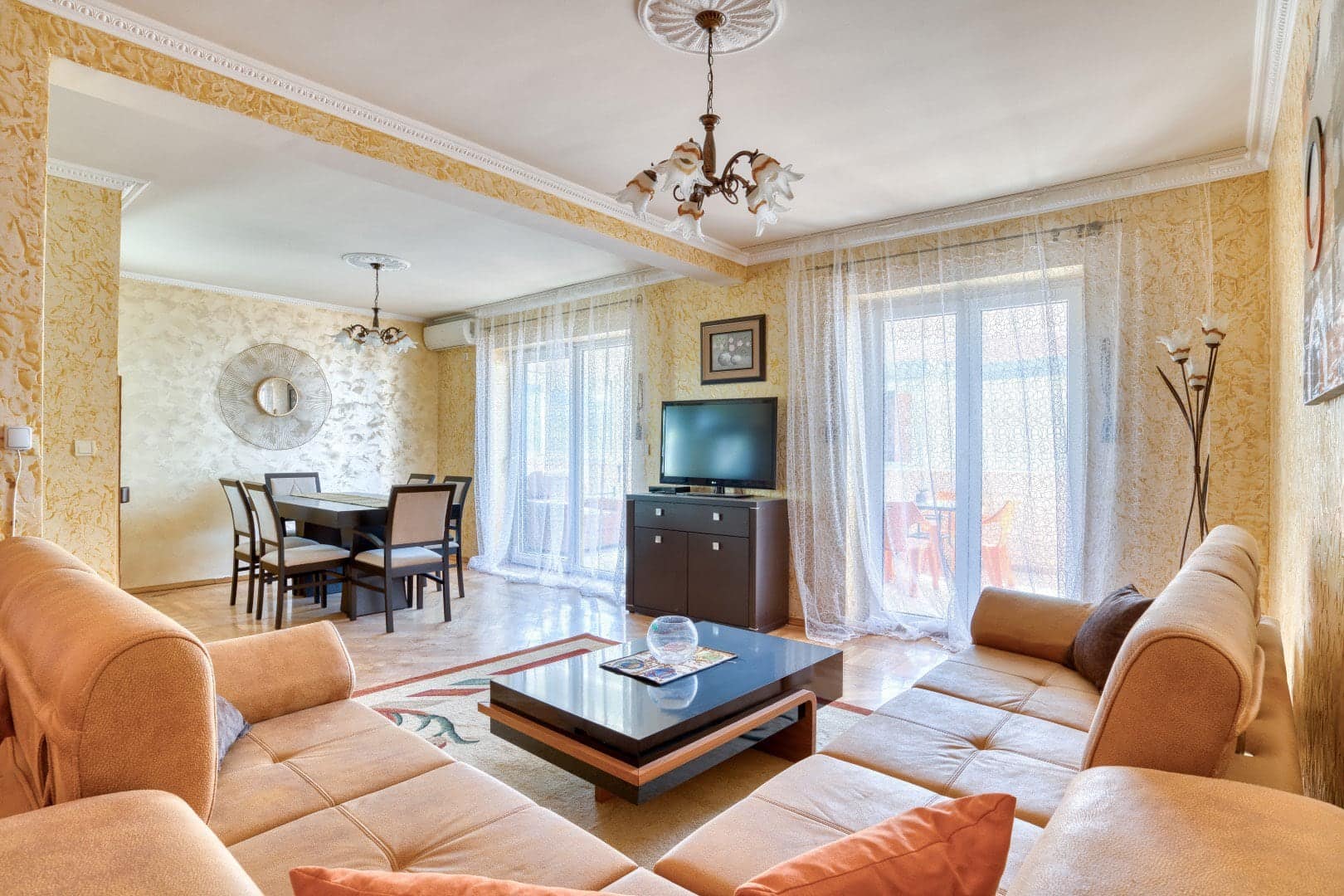 Sveti Stefan, Two-bedroom duplex apartment in the second row to the sea (6)