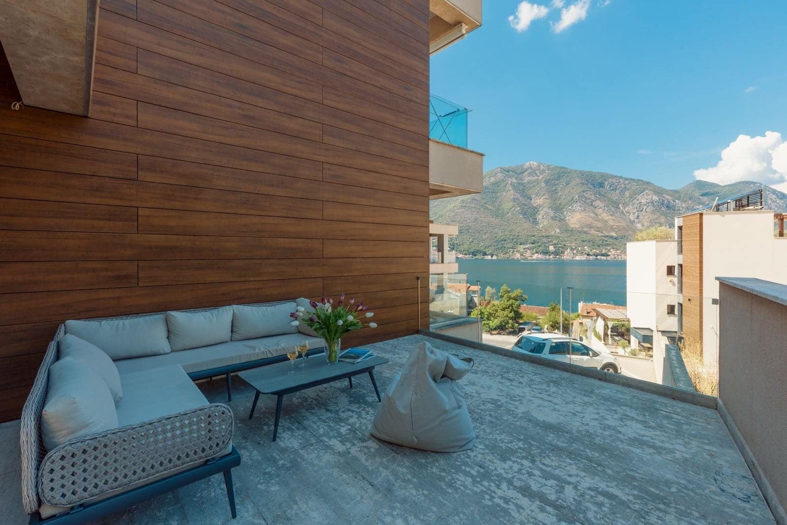 Furnished 3bdr Apartment With Panoramic Sea-view, Dobrota, Kotor (10)
