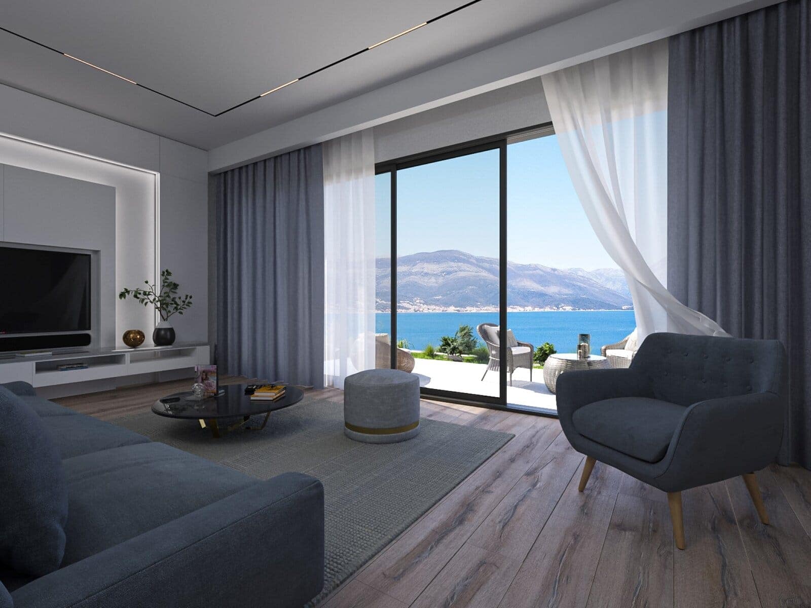 Duplex Sea-view Apartment within new residential complex, Krasici, Tivat (7)