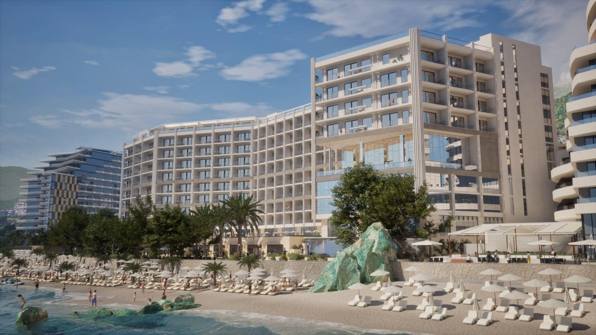 Branded Apartments Within 5* Melia Hotel, Becici, Budva (14)