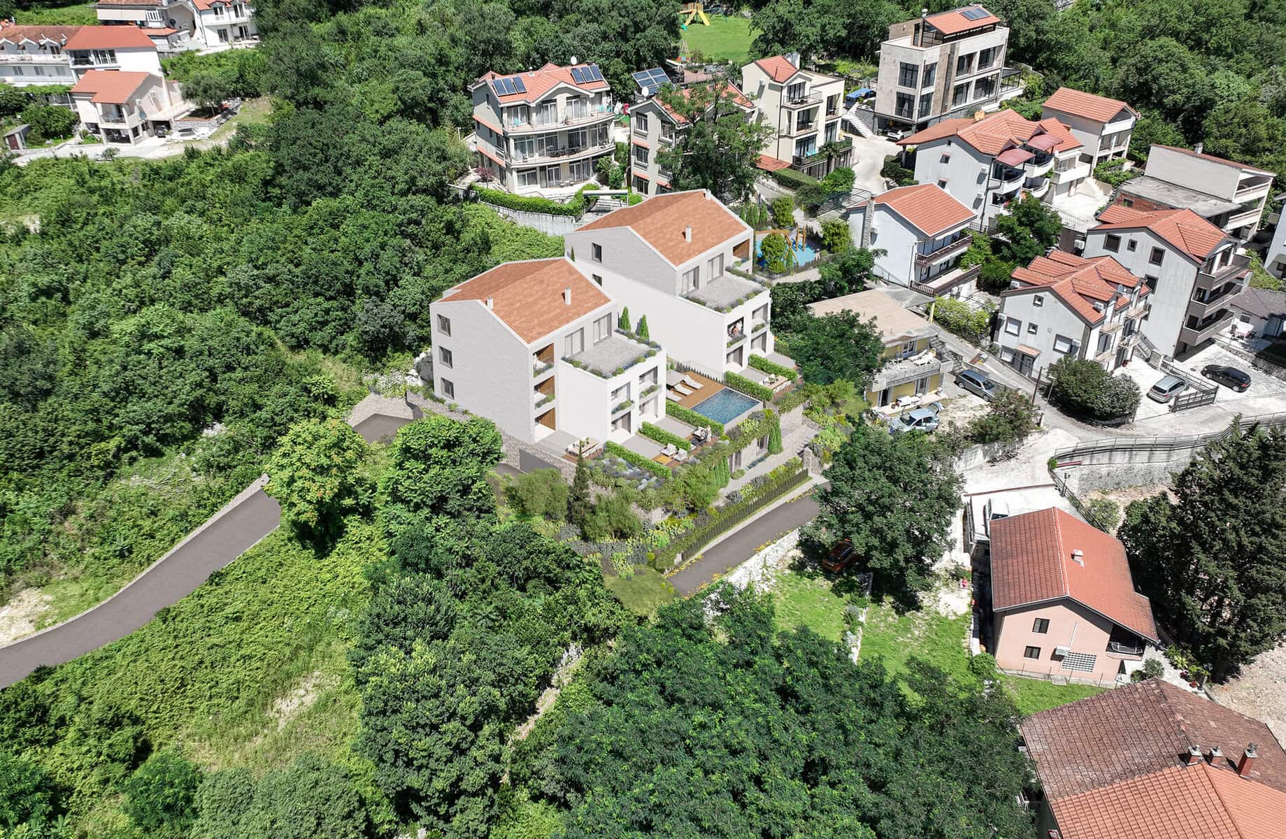 One-bedroom Apartment with sea-view in Orahovac, Kotor (8)