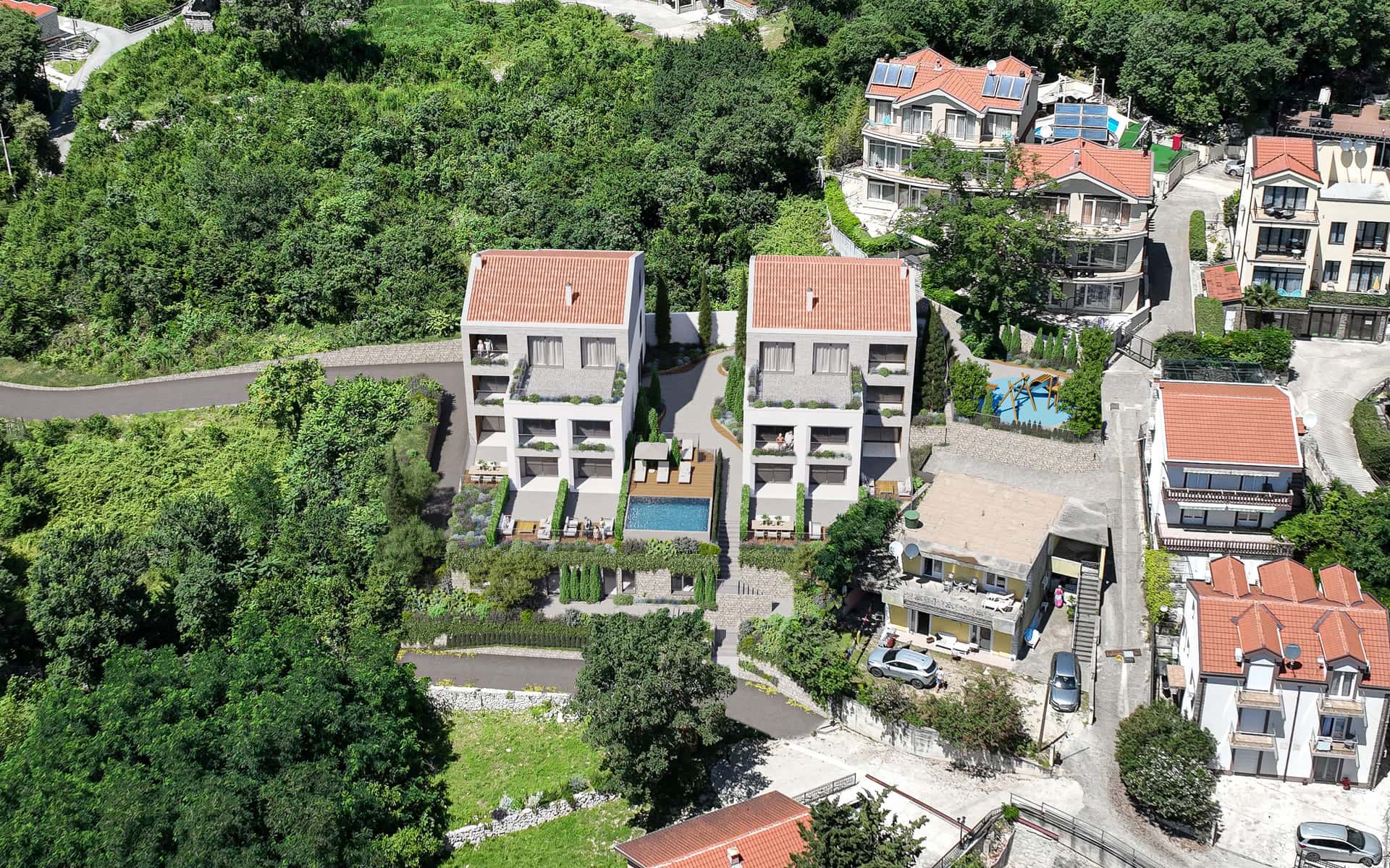 One-bedroom Apartment with sea-view in Orahovac, Kotor (9)
