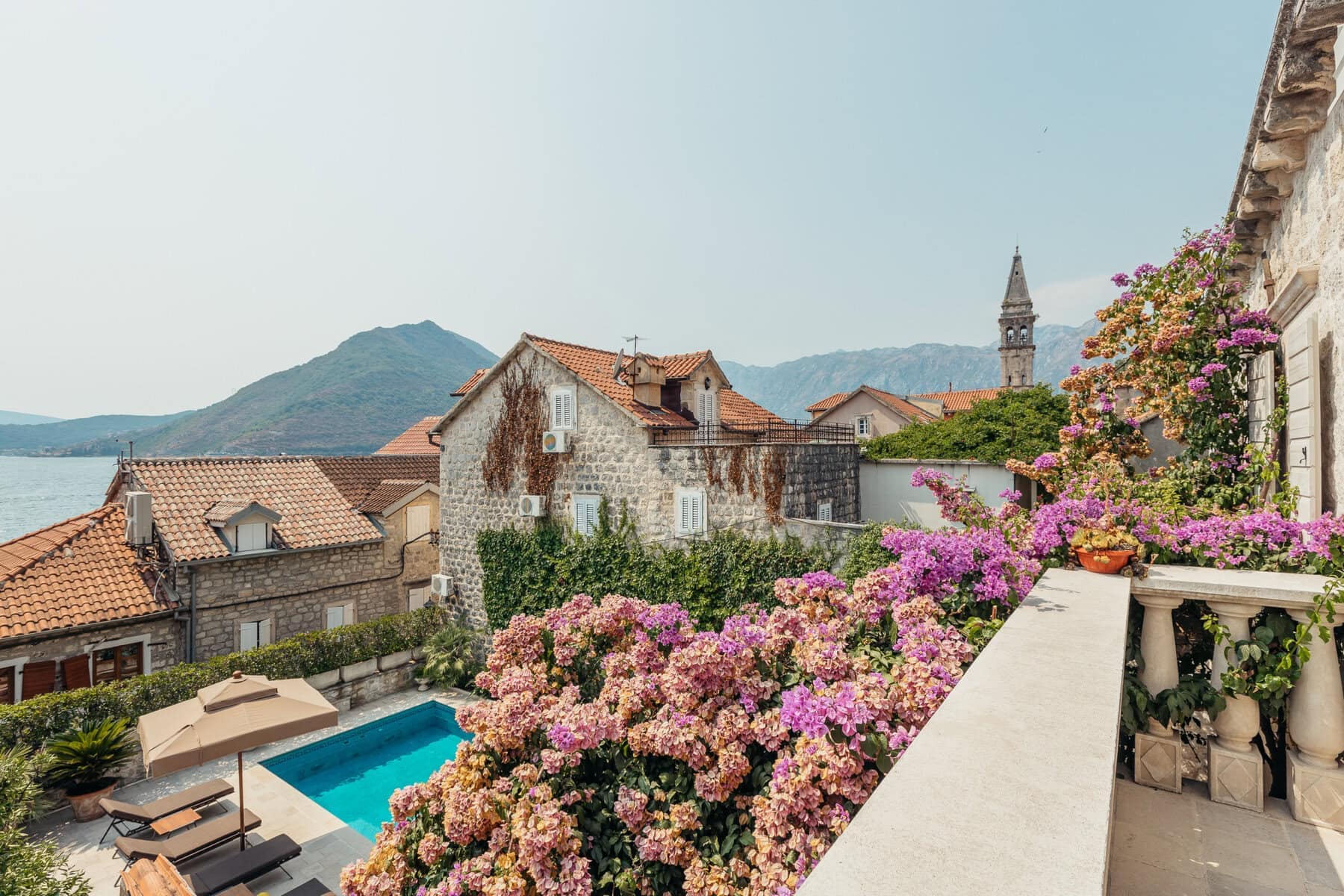 Unique stone villa in classic Mediterranean style Perast, Kotor (37)