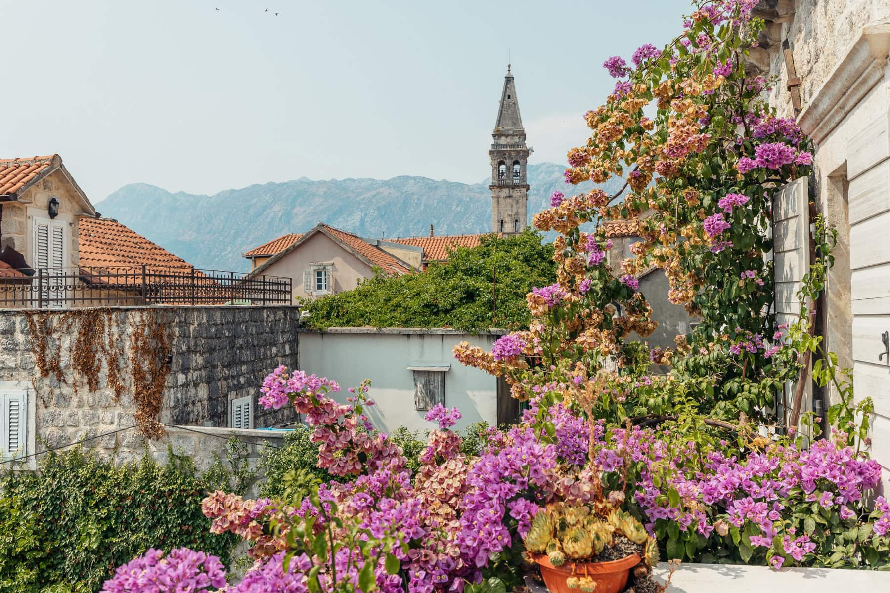 Unique stone villa in classic Mediterranean style Perast, Kotor (38)