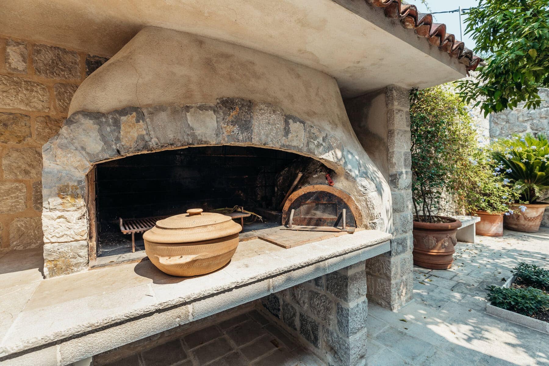 Unique stone villa in classic Mediterranean style Perast, Kotor (42)