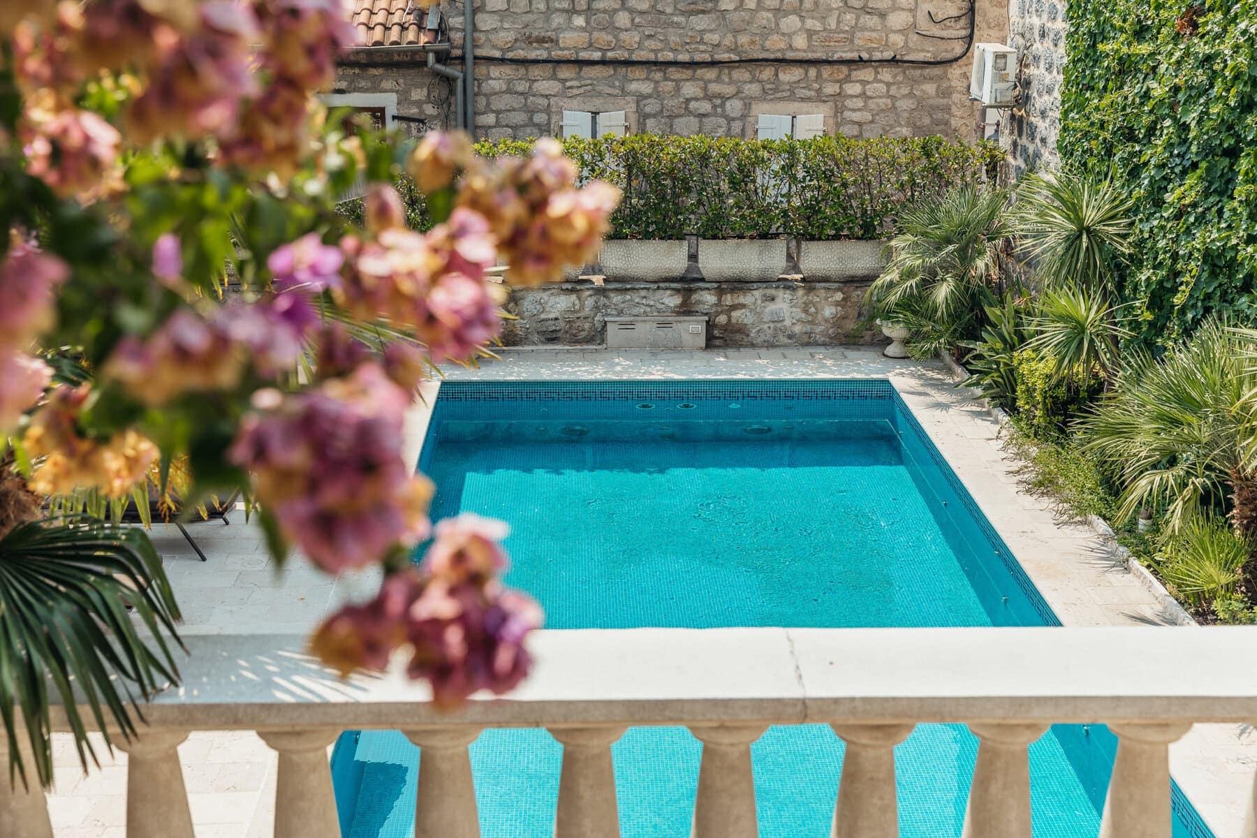 Unique stone villa in classic Mediterranean style Perast, Kotor (47)