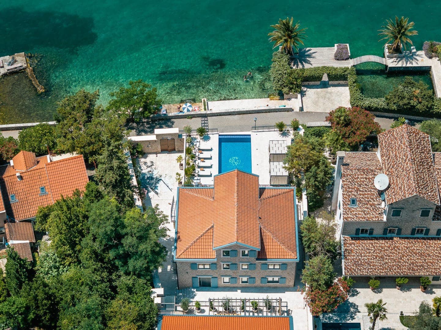 Waterfront Stone Villa Ljuta on the first line to the sea Ljuta, Kotor (41)
