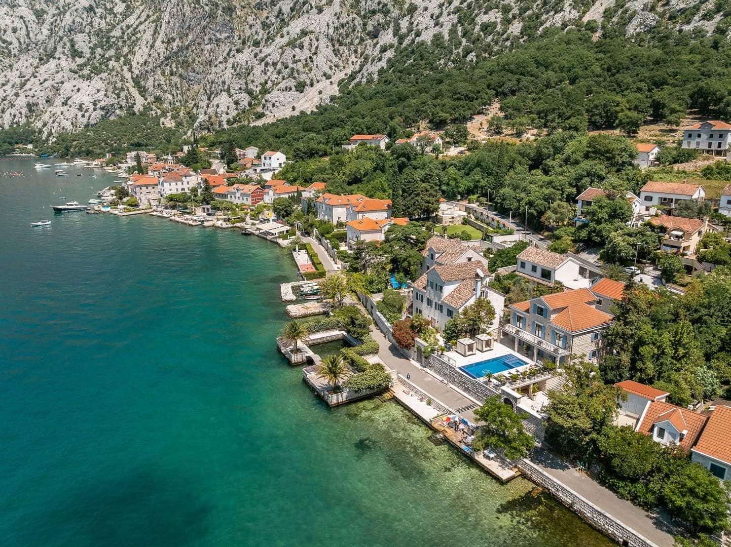 Waterfront Stone Villa Ljuta on the first line to the sea Ljuta, Kotor (42)