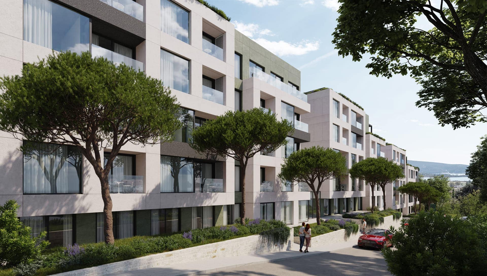 Two-bedroom apartment in modern complex, Mrcevac, Tivat (5)