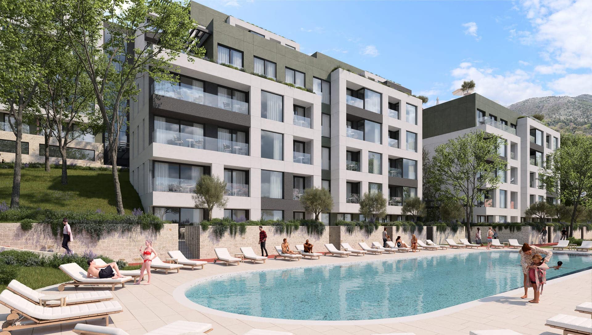 Two-bedroom apartment in modern complex, Mrcevac, Tivat (6)