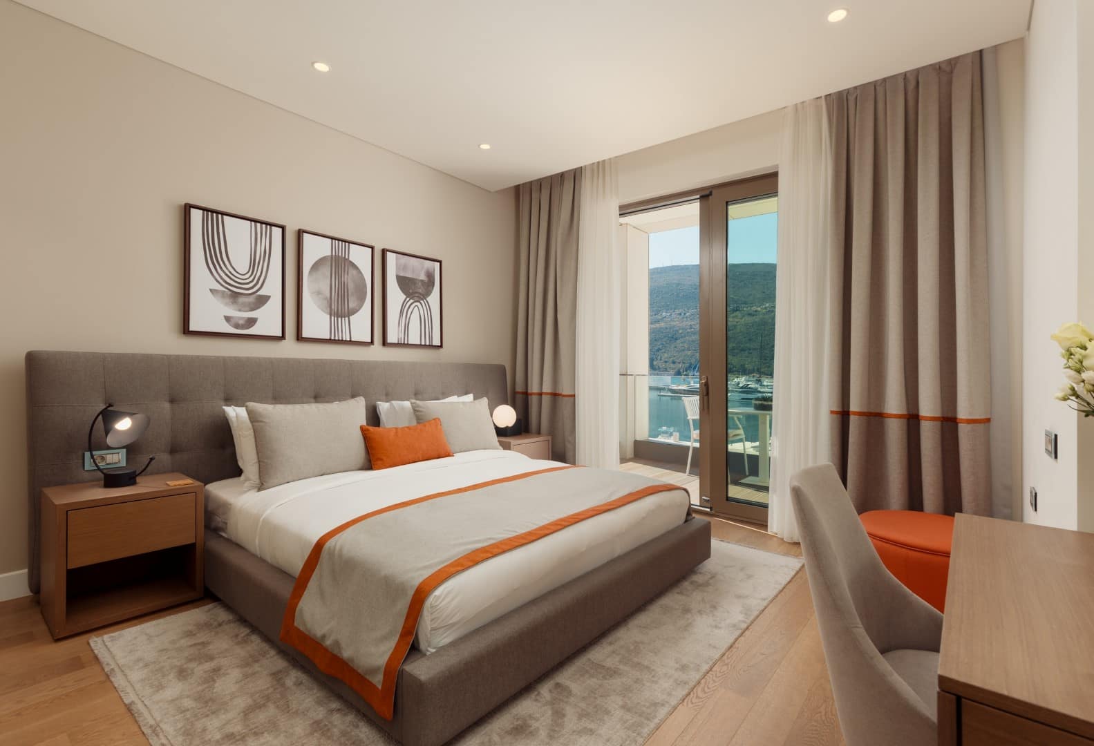 Furnished One Bedroom Marina View Apartment Portonovi, Herceg Novi (8)