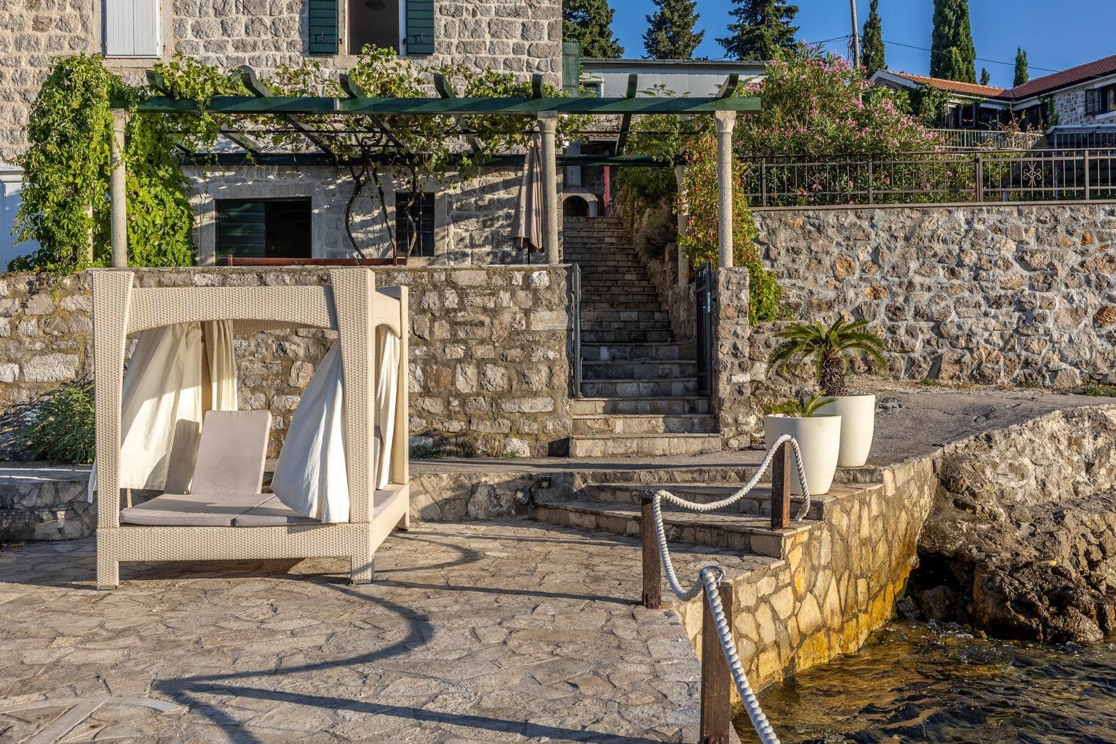 Charming Waterfront Stone House, Rose, Herceg Novi (7)