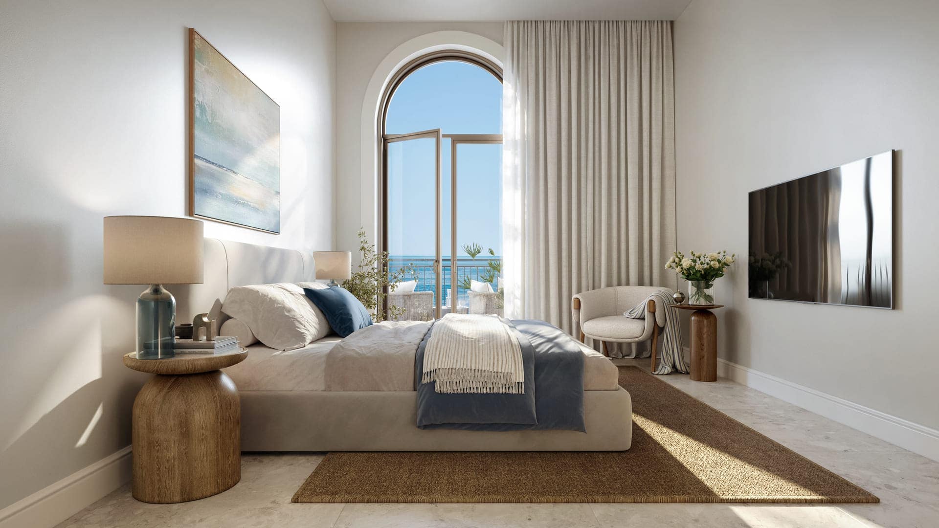 Sea-view One-bedroom Apartment Marina Village (5)
