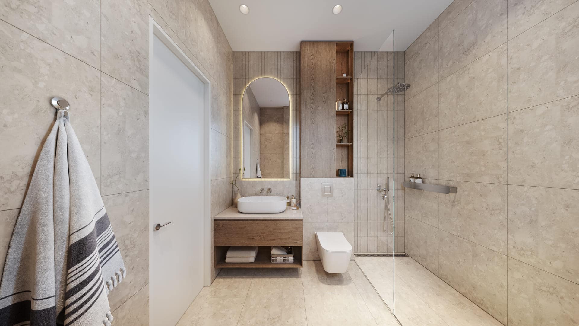 Modern One Bedroom Duplex – Lustica Bay, Marina Village (5)