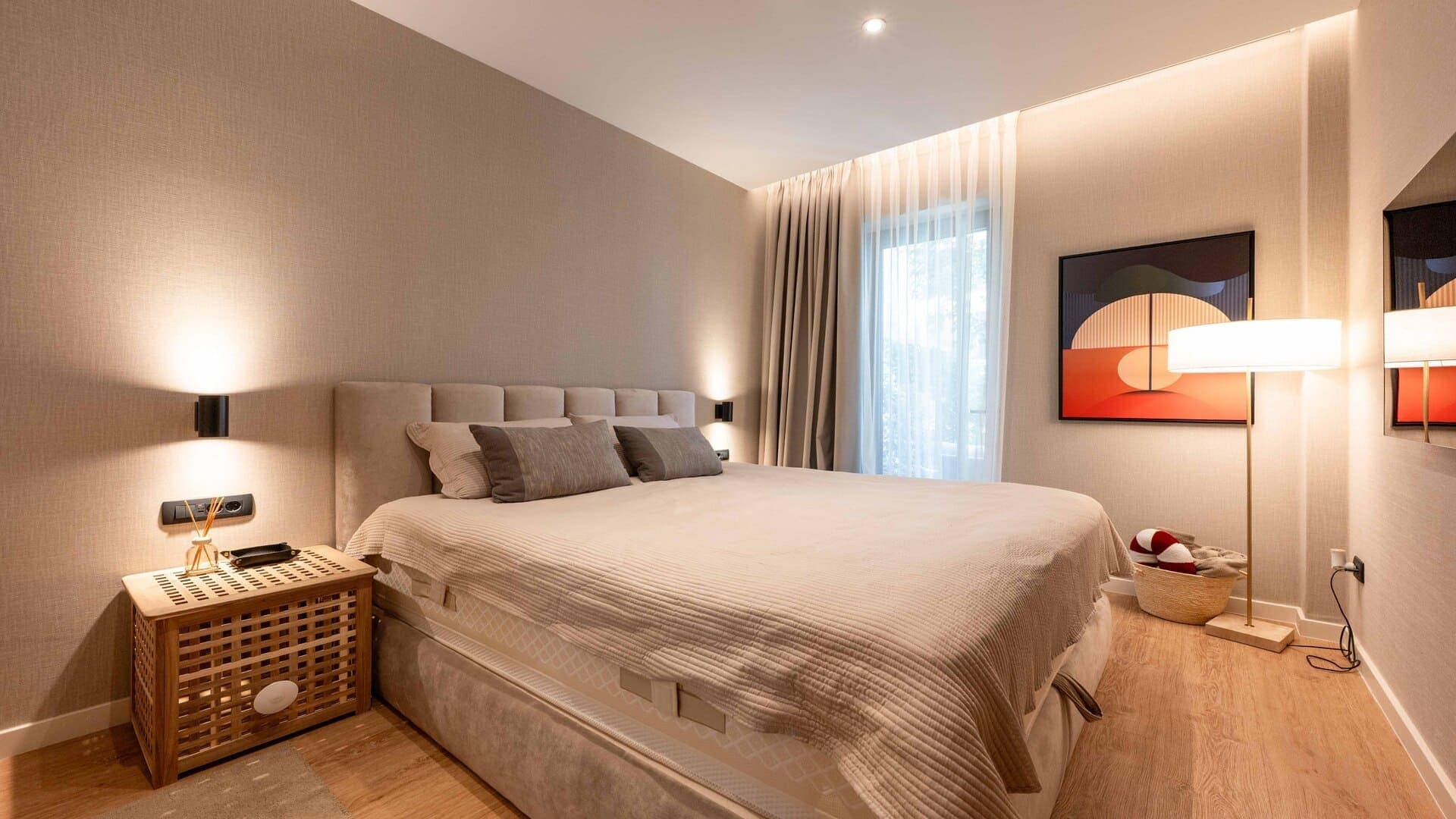 Modern One bedroom apartment Thea Building, with private garden terrace (7)