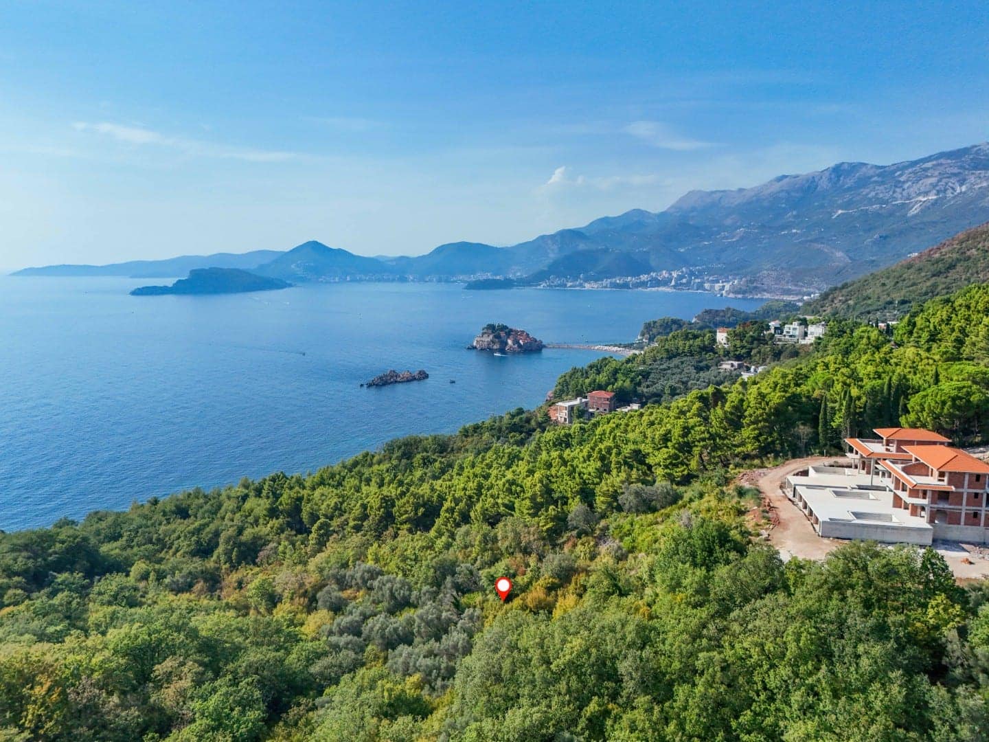 Urbanised Land for Villa Development, Sveti Stefan (5)