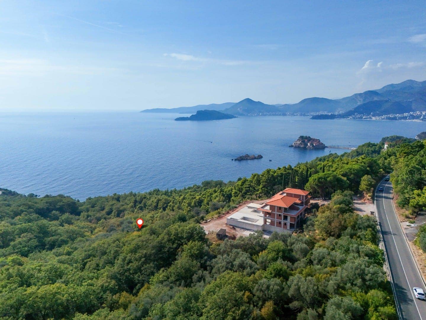 Urbanised Land for Villa Development, Sveti Stefan (3)