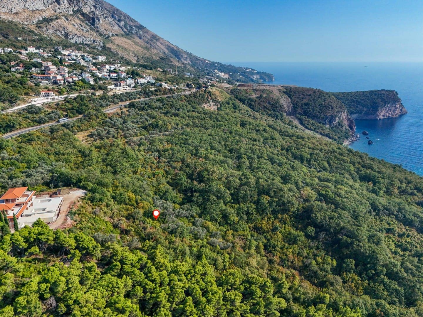 Urbanised Land for Villa Development, Sveti Stefan (8)