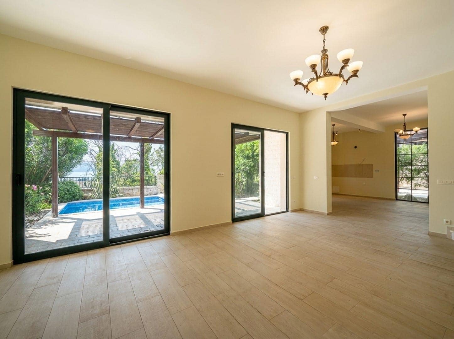 Three-Bedroom Villa with Sea View Donja Lastva Tivat (9)