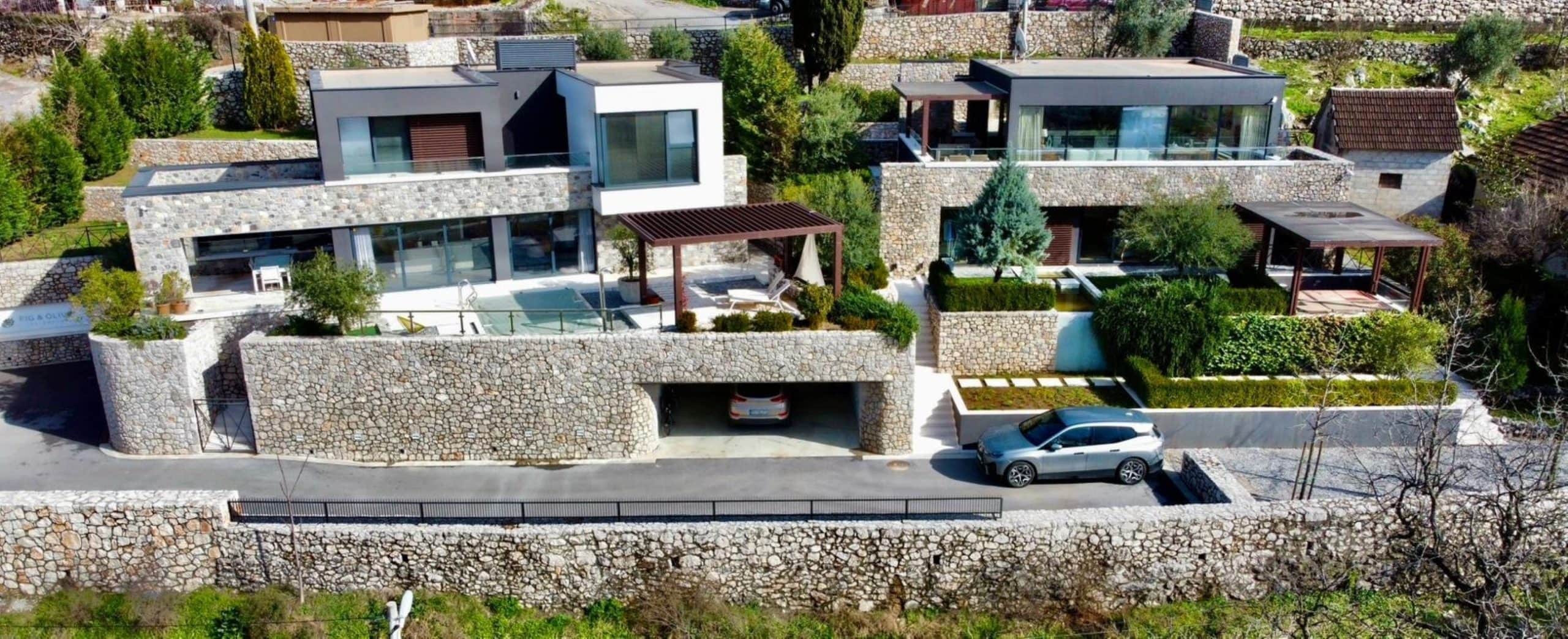 Three-bedroom, contemporary villa in an exclusive gated complex with an outdoor pool, Podgorica, Подгорица · Маслине