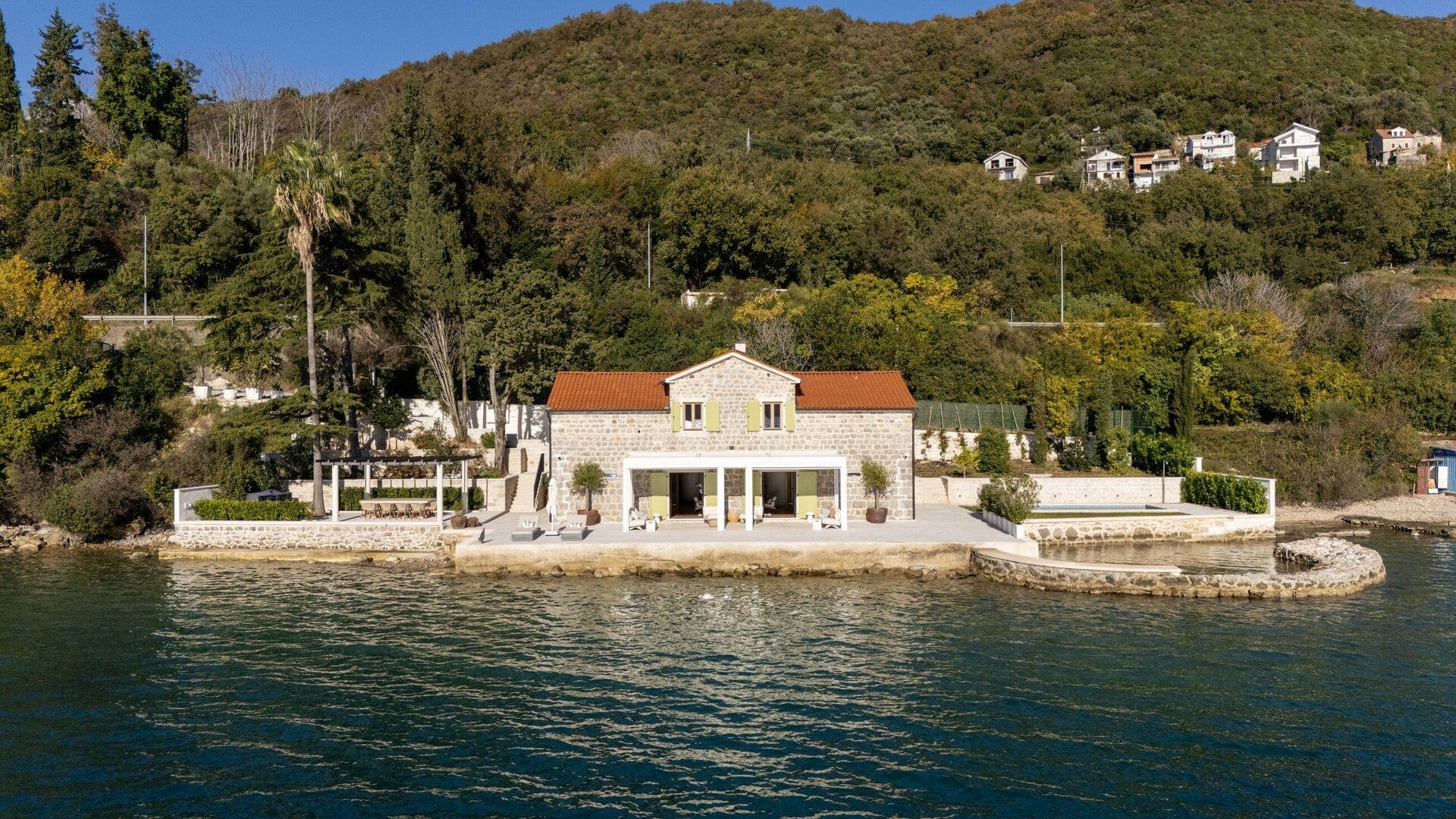 Unique Waterfront Stone House Kumbor, Herceg Novi · Kumbor