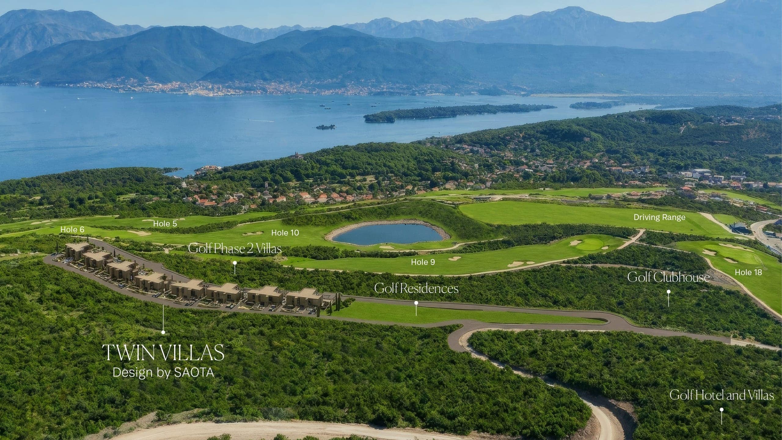 Golf Twin Villa Lustica Bay, Tivat · Lustica Bay