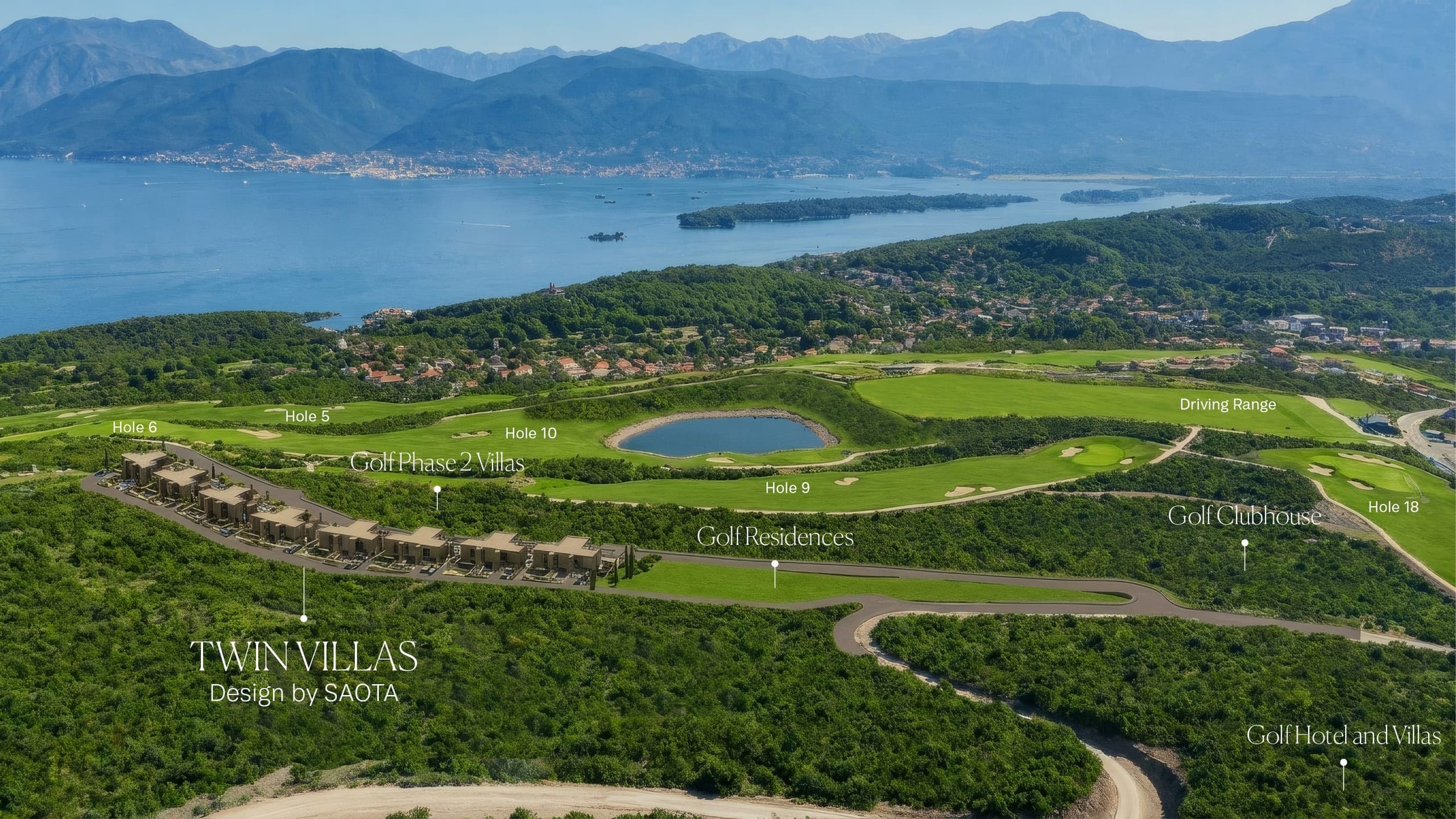 Golf Twin Villa Lustica Bay, Tivat · Lustica Bay