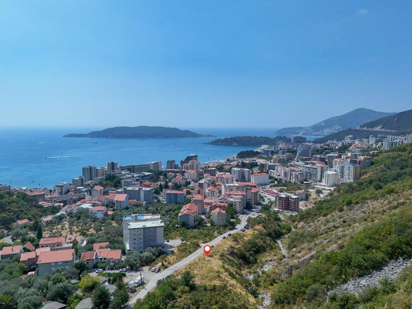 Construction Land for the Development of 15 Villas, Bečići, Budva · Bečići