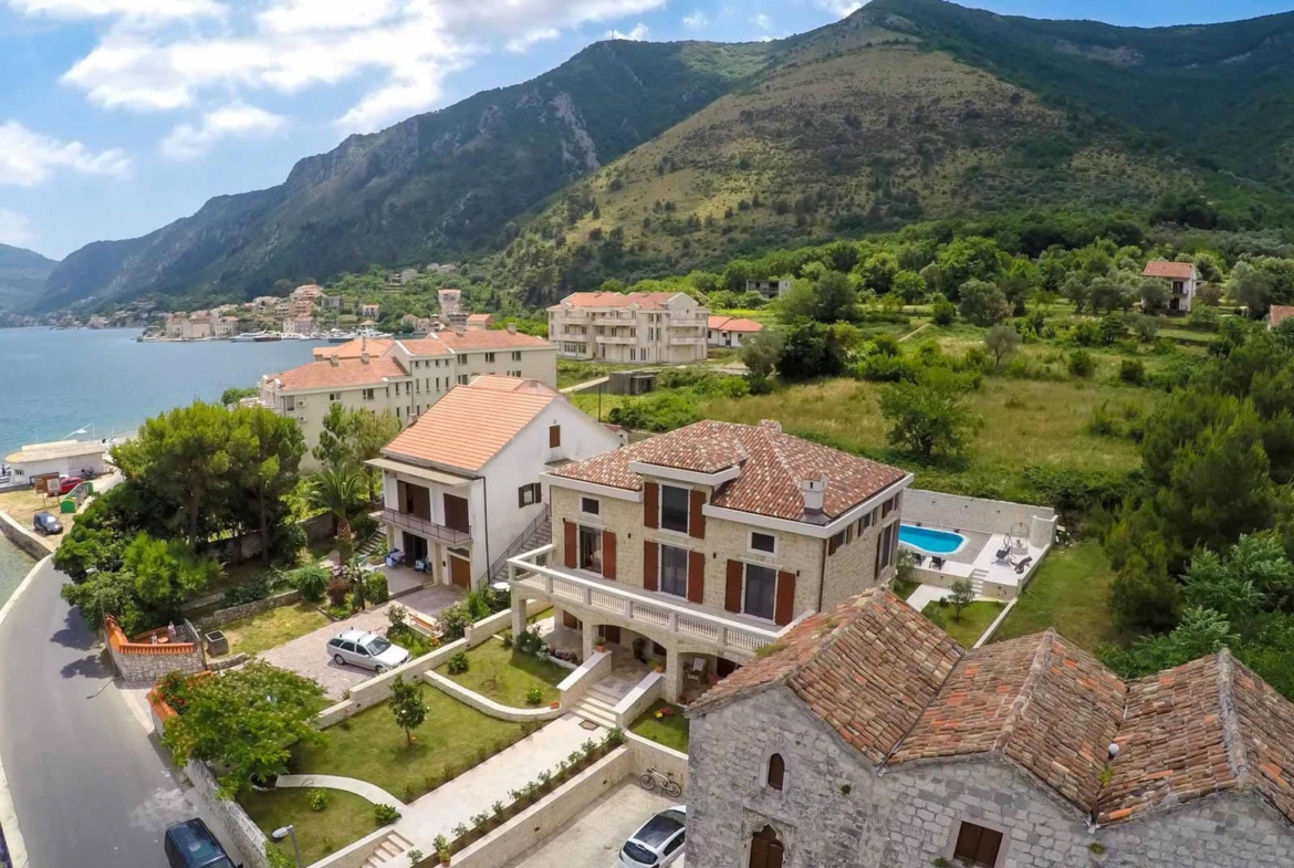 Seafront villa for sale in Bay of Kotor