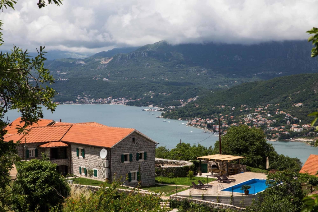 Luxury stone villa for sale in Lustica Bay