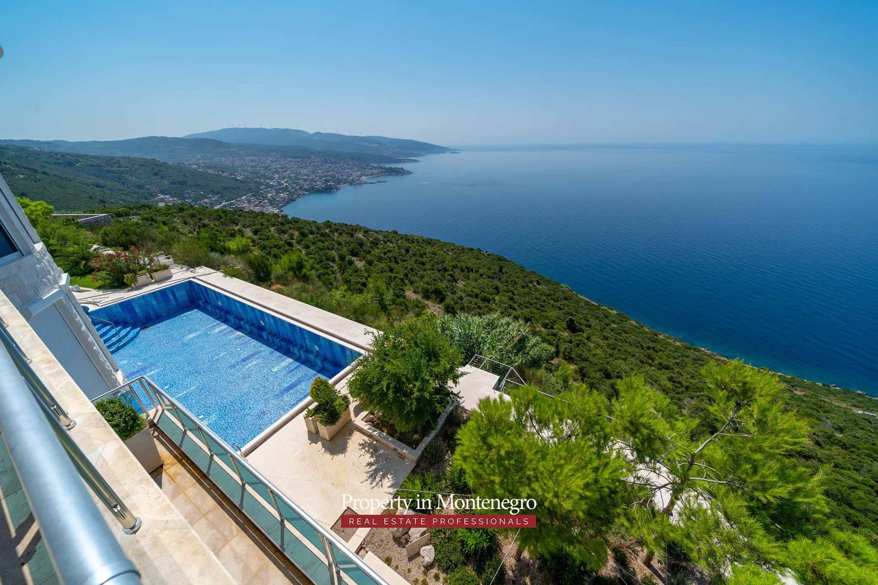 Luxury villa with swimming pool and sea view for sale in Bar Montenegro 62