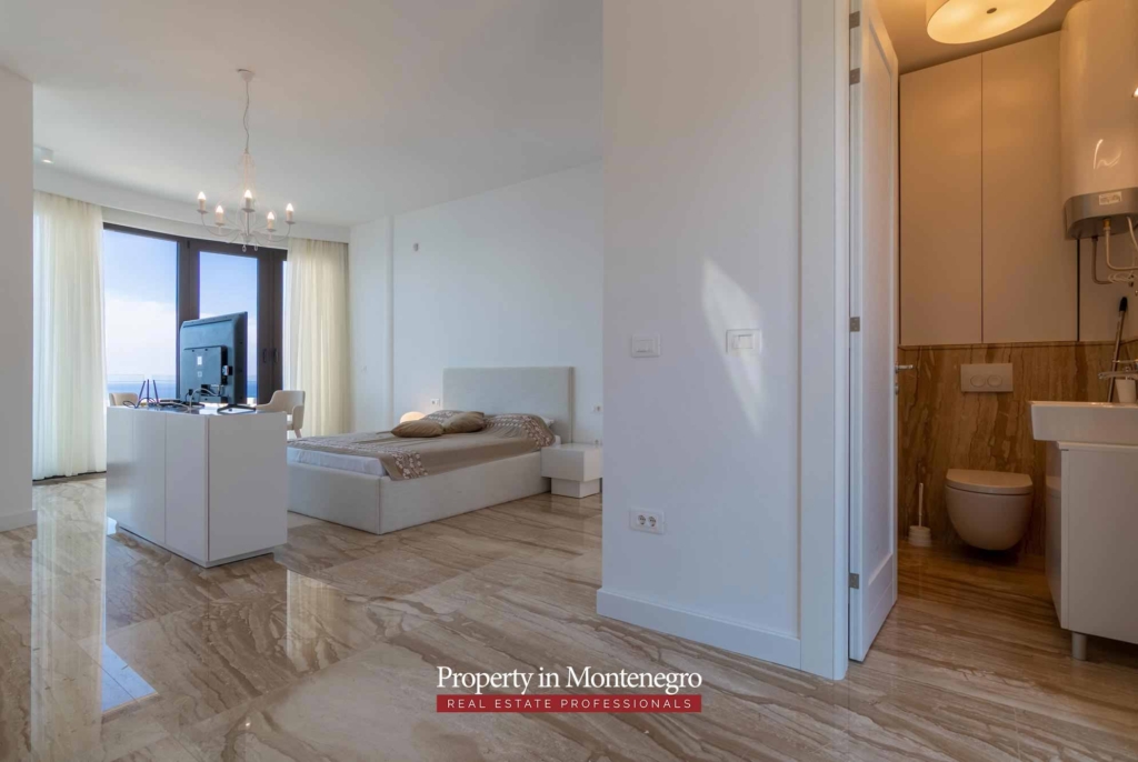 First line luxury villa for sale in Budva Riviera