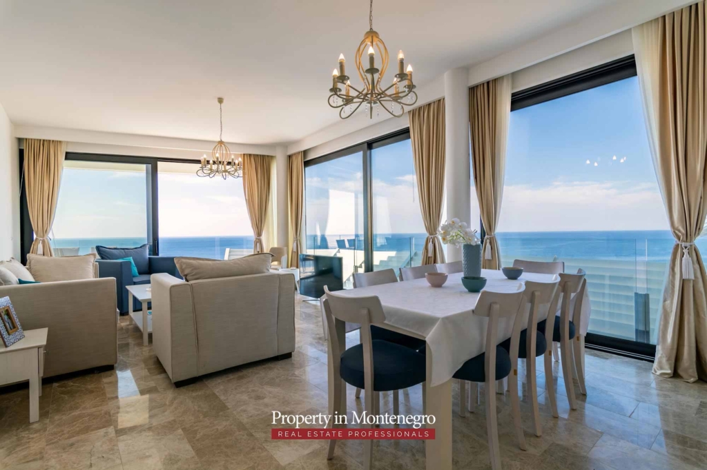 First line luxury villa for sale in Budva Riviera