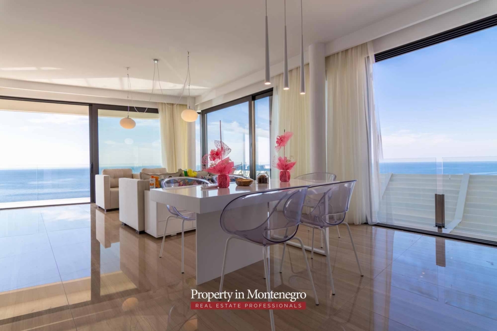 First line luxury villa for sale in Budva Riviera