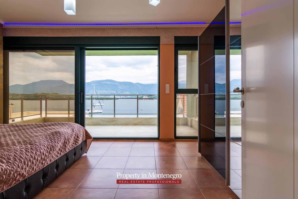 First line villa for sale in Tivat Bay