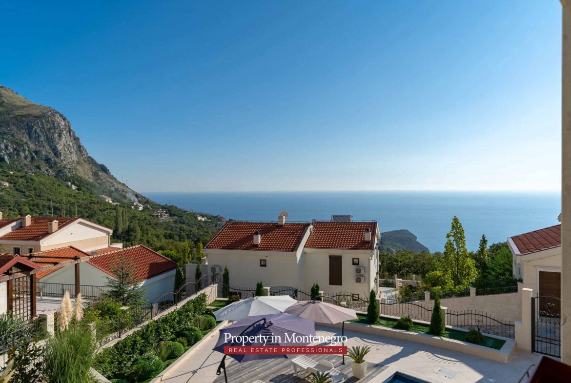 House with swimming pool for sale in Budva Riviera