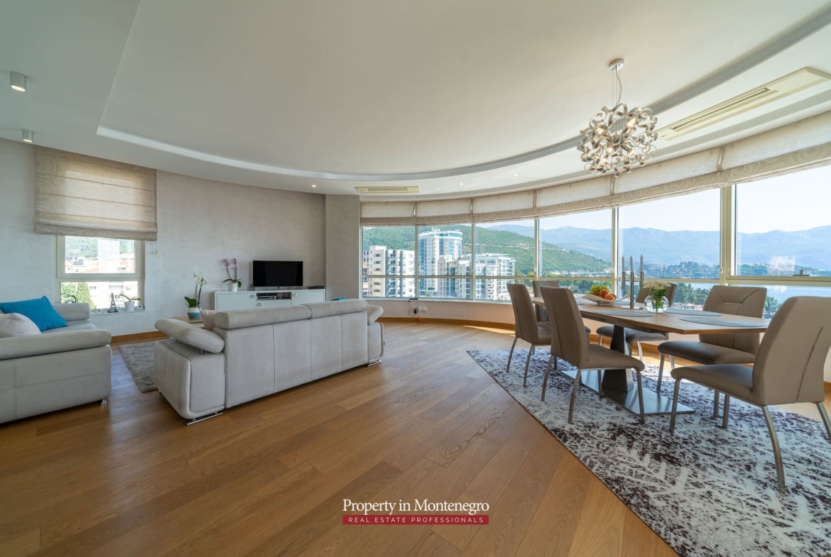 Luxury apartment for sale near city center of Budva