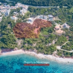 Seafront land for sale near Sveri Stefan